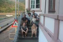 Falko Hönisch, SGIMFA executive director; Elena Glen, soprano; Erica Bak, mezzo; Zachary Rubens, tenor; Thomas Lloyd, tenor.